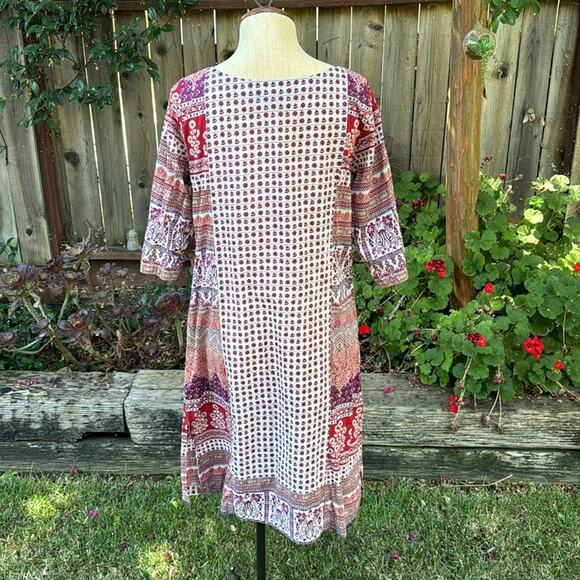 rL Pret by Nishatlinen Boho Block Floral Print Tunic Top *See Measurements* - Picture 6 of 12